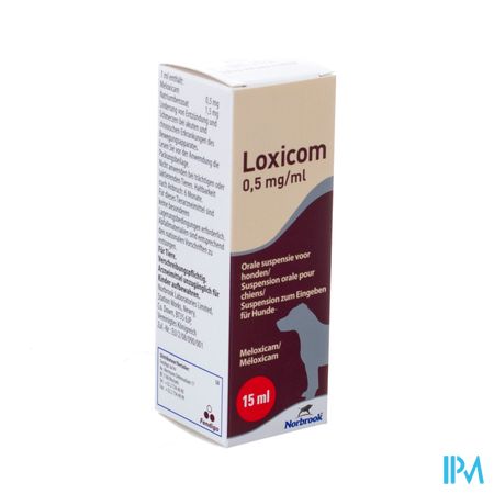 Loxicom 0,5mg/ml Orale Suspensie Hond 15ml