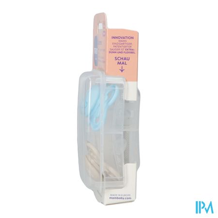 Mam Supreme Sucette Silicone Pure 0-6m Bleu 2 4