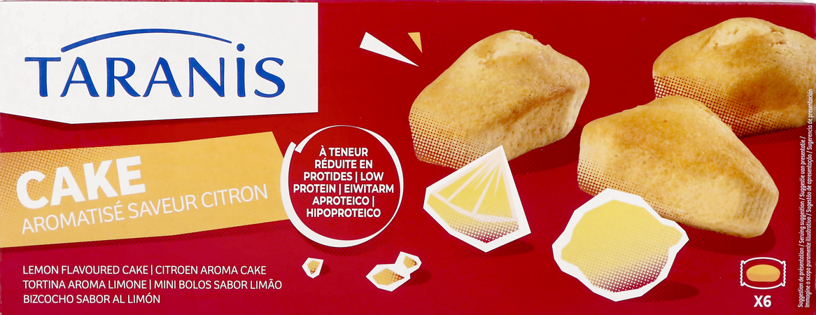 Taranis Mini Cake Citron 6x40g 7