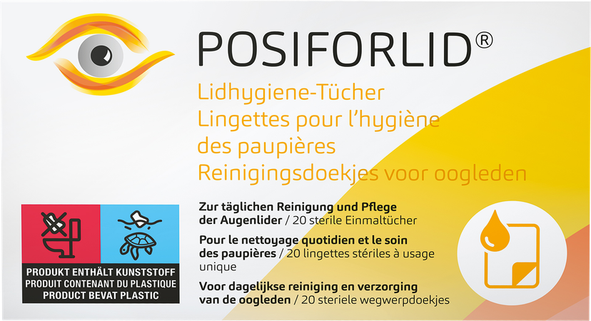 Posiforlid Reinigingsdoekje Oogleden            20 1