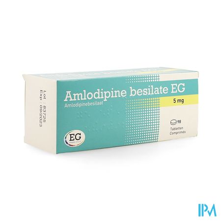 Amlodipine Besilate EG Tabl  98X5Mg