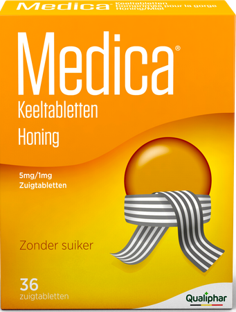 Medica Keeltabletten Honing 36 zuigtabletten 3