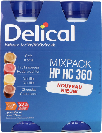 Delical Hphc 360 Mixpack 4x200ml 1