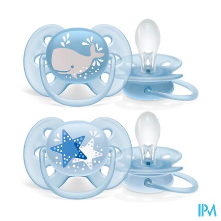 Philips Avent Fopspeen 6m+ Soft Boy 2