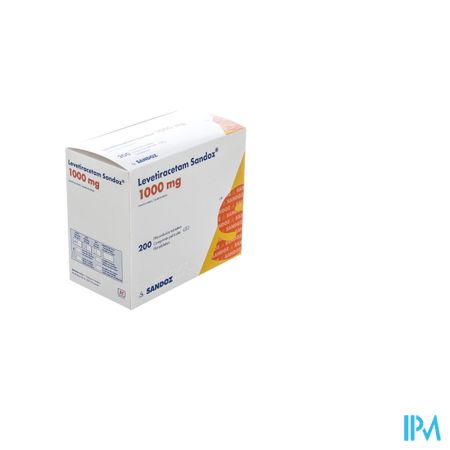 Levetiracetam Sandoz Filmomh Tabl 200 X1000 mg 2