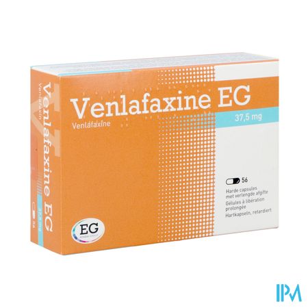 Venlafaxine EG 37,5 Mg Caps Verlengde Afgifte 56