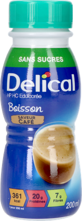 Delical Boisson Lactee S/sucre Cafe 4x200ml 7