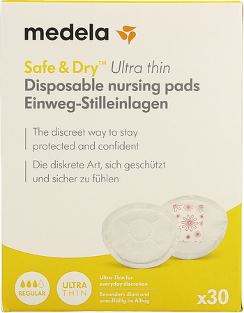 Medela Ultra Thin Disposable Zoogkompressen 30 1