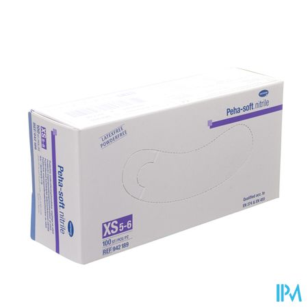 Peha Soft Handschoen Nitrile Xs 100 9421894