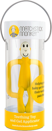 Matchstick Monkey Bijtring Geel 1