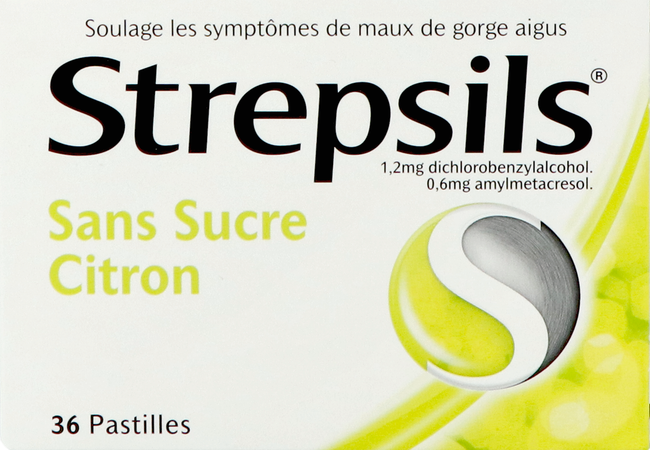 Strepsils Suikervrij Citroen Past 36 5