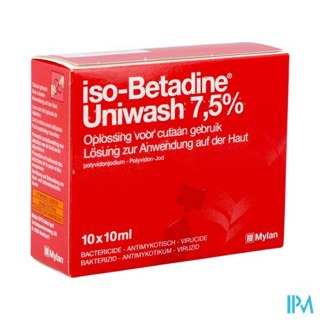 Iso Betadine Uniwash 7,5% 10x10ml