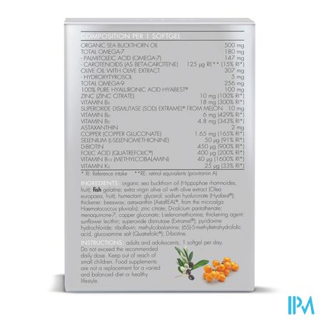 O'HISA SkinNutraceuticals Antioxidants Softgels 60 3
