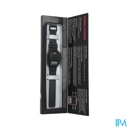 Adhome Montre Parlante Neerlandais Noir