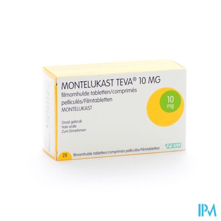 Montelukast Teva 10mg Filmomh Tabl 28 X 10mg