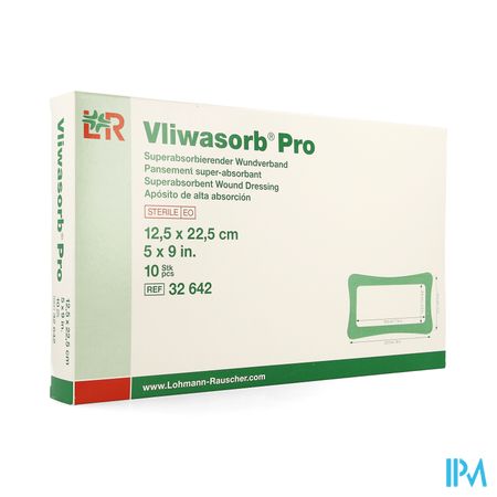 Vliwasorb Pro Verband 12,5x22,5cm 10 32642