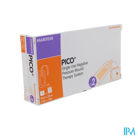 Pico Kp Steriel Siliconen 10x20cm 1x2 66801358