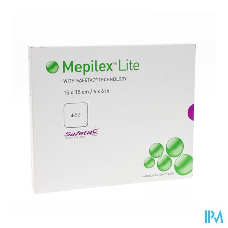 Mepilex Lite Pans Fin Sil Ster 15x15,00cm 5 284300 3