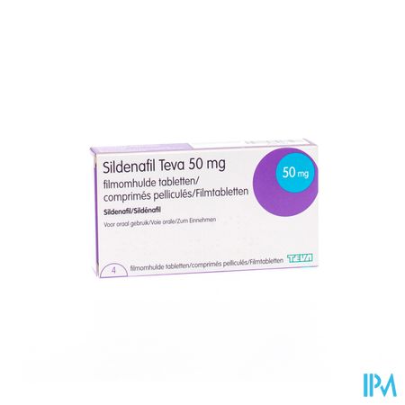 Sildenafil Teva 50mg Filmomh Tabl 4x 50mg 3