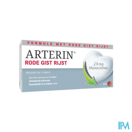 Arterin Rode Gist Rijst Comp 180