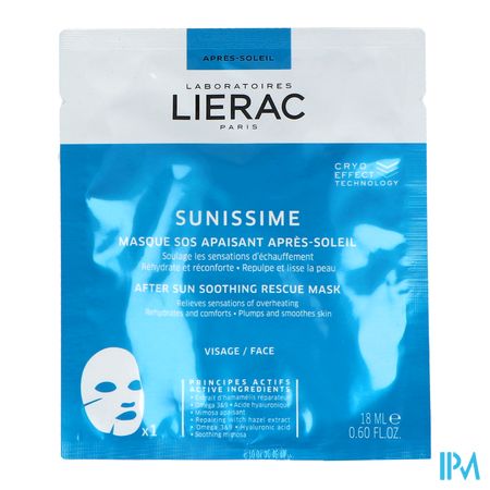 Lierac Sunissime Masker Sos Nazon Zakje 18ml 2