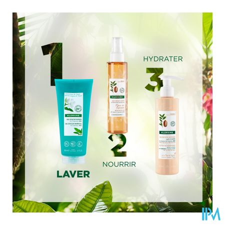 Klorane Lichaam Douchegel Water Tiare 75ml 7