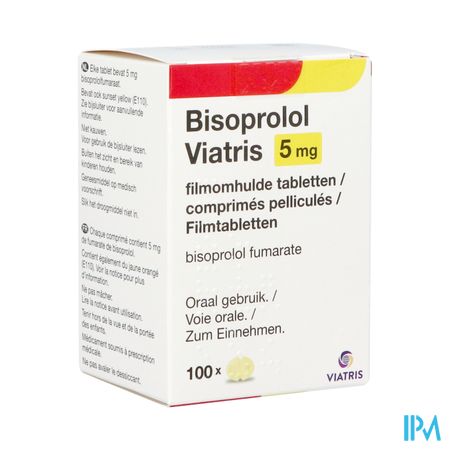 Bisoprolol Viatris 5mg Fl Comp Pell 100