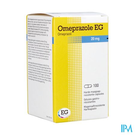 Omeprazol Eg 20mg Pi Pharma Caps 100x20mg Pip