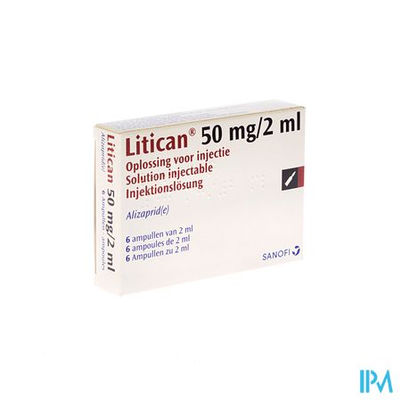 Litican Amp Inj 6 X 50mg/2ml