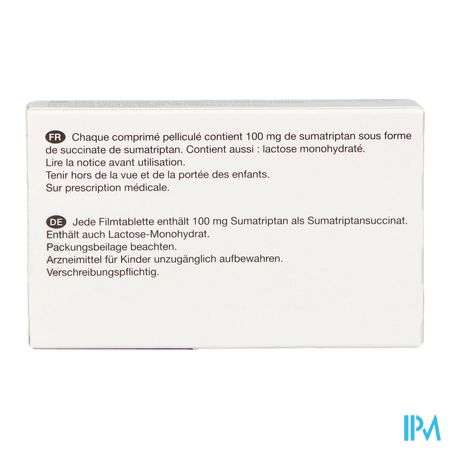 Sumatriptan Viatris 100mg Comp 12 6