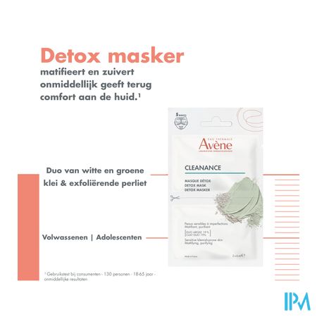 Avene Cleanance Detox Masker 2x6ml 4