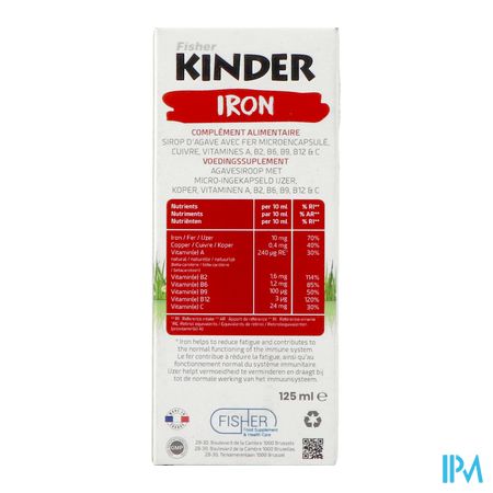 Fisher Kinder Fer Sirop 125ml 3