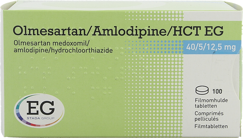 Olmesartan/Amlodipin/Hct EG 40/ 5/12,5 Filmtabl100 3