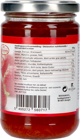 Prodia Broodbeleg Aardbei+maltit.300g 6071 Revogan 6