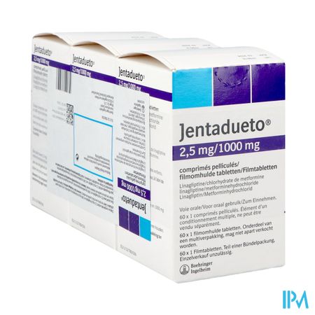 Jentadueto 2,5mg/1000mg Film Tabl 180 (2x90)