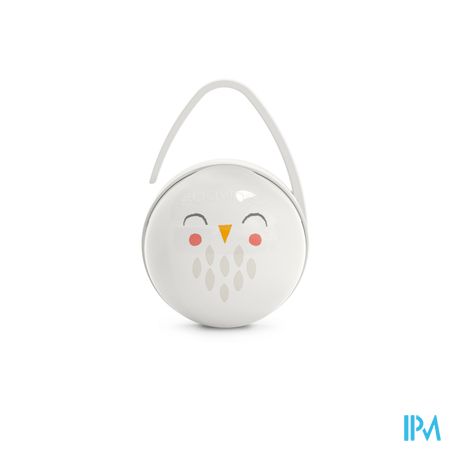Suavinex Bonhomia Duo Soother Holder Owl Beige 2