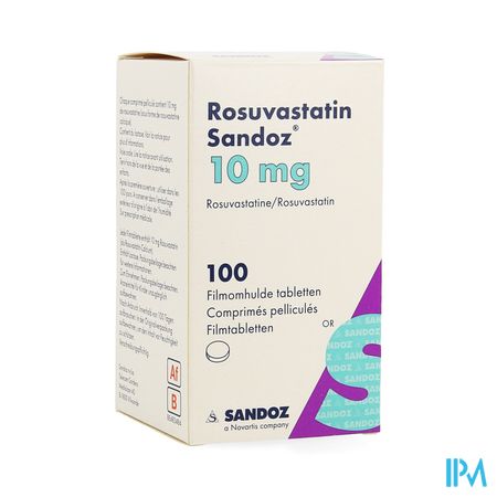 Rosuvastatin Sandoz 10mg Filmomh Tabl 100 Hdpe