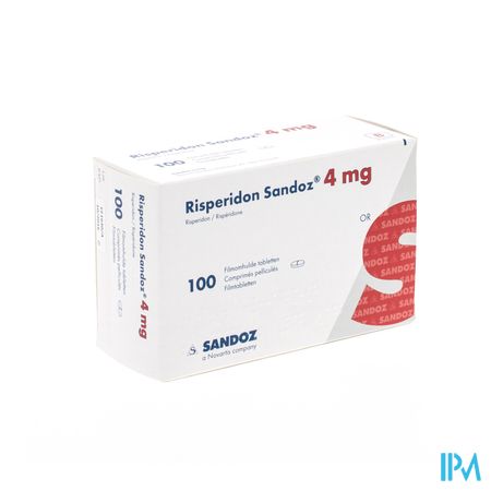 Risperidon Sandoz Comp Pell 100 X 4mg