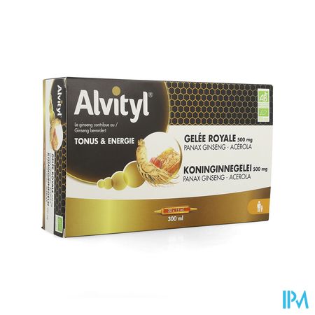 Alvityl Koninginnegelei Ginseng Acerola 20x15ml