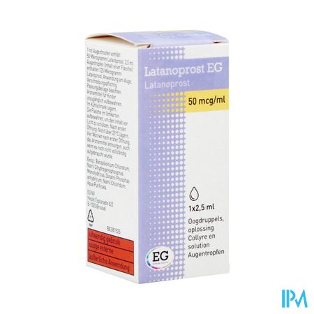 Latanoprost EG 50 Mcg Oogdruppels Opl 1 Flx2,5Ml