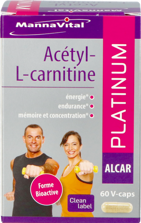 Mannavital Acetyl l-carnitine Platinum V-caps 60 5