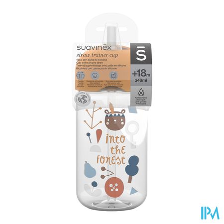 Suavinex Feeding Forest Beker Rietje Geel 1