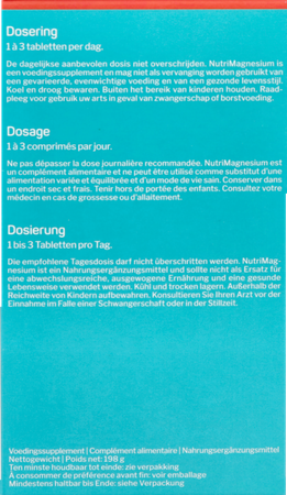 Nutrimagnesium Tabl 100 + Tabl 20 Gratis Nutrisan 6