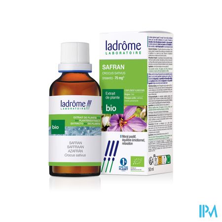 Ladrome Safran Extrait Plantes Bio 50ml 2