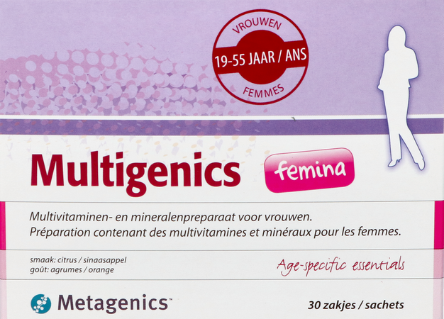 Multigenics Femina Pdr Zakje 30 7284 Metagenics 2