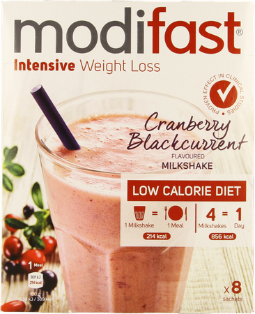 Modifast Intensive Milkshake Cranberry 440g 1