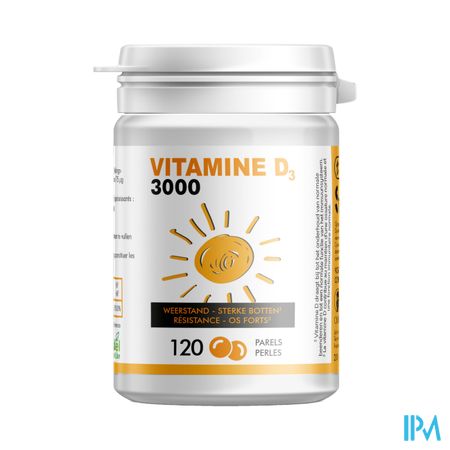 Soria Vitamine D 3000iu Parels 120