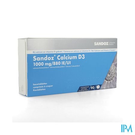 Sandoz Calcium D3 Comp A Macher 90x1000 mg/880ie