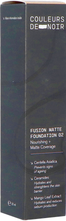 Couleurs De Noir Fus. Matte Fdt 02 C. Ntrl 30ml 1