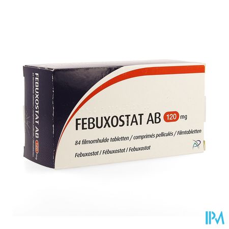 Febuxostat Ab 120mg Filmomh Tabl 84 X 120mg